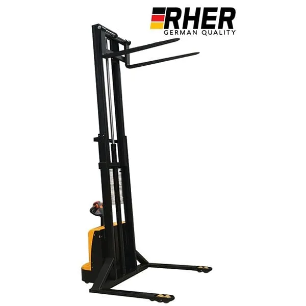 1500 kilos/3.5 metros. Apilador Full Electricos Marca Rher (Alemana) Base Ancha